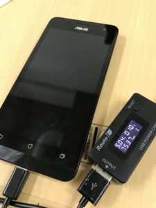 ZenFone2(ZE551ML)のバッテリー膨張時のバッテリー交換修理前写真