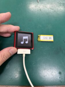 iPod nano6(第6世代)バッテリー交換後写真