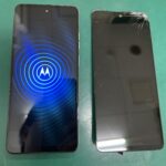Motorola moto g24の液晶画面交換後の写真